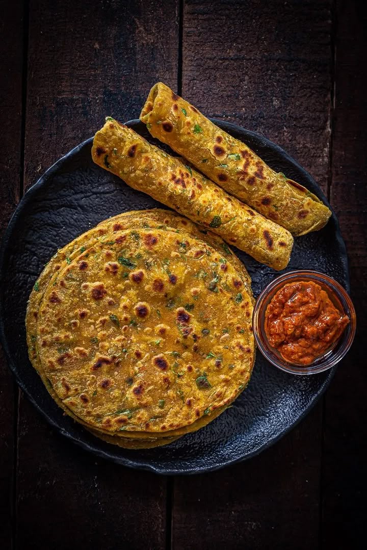 Roti With Pachi Pulusu